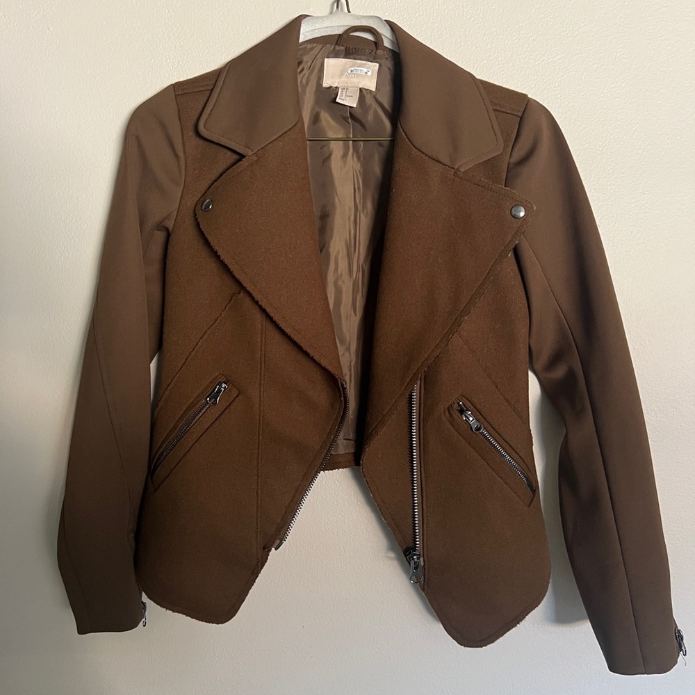 H&M Wool Moto Jacket